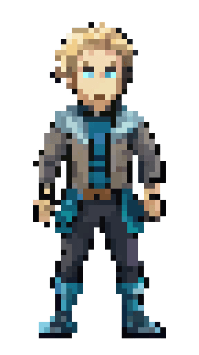 Pixelated avatar image